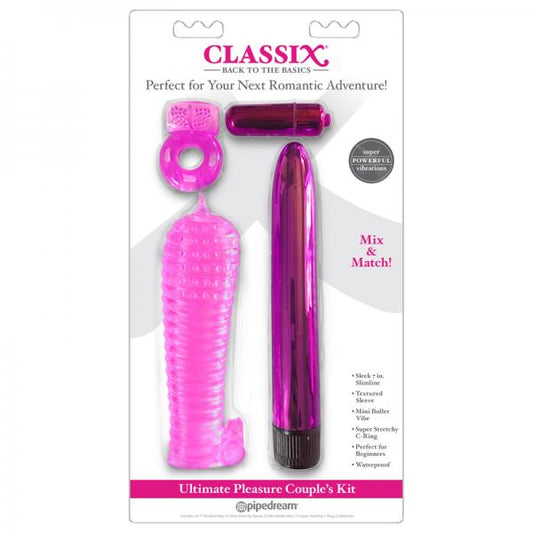 Classix Ultimate Pleasure Couples Kit,pink - Secret Garden