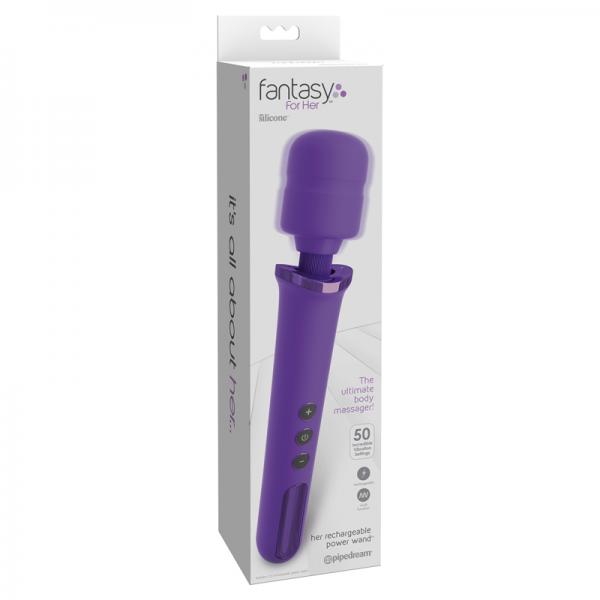 Fantasy For Her Her Rechargeable Power Wand - Secret Garden