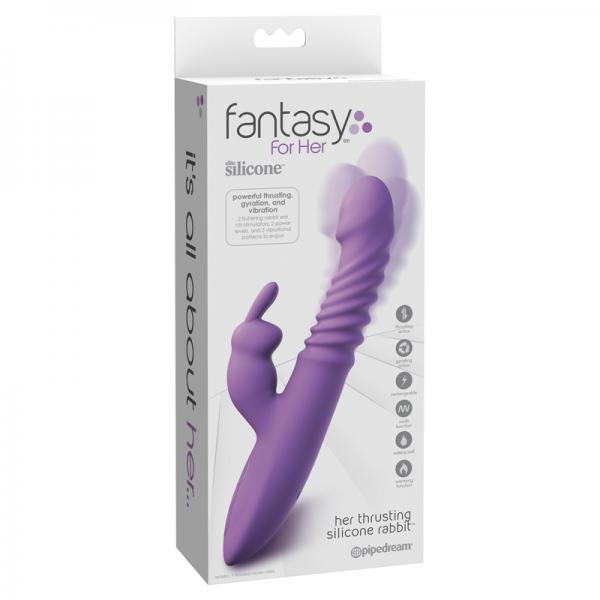 Fantasy For Her Her Thrusting Silicone Rabbit - Secret Garden