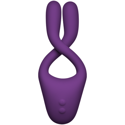 Tryst V2 Bendable Multi Erogenous Zone Massager With Remote Purple - Secret Garden