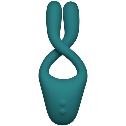 Tryst V2 Bendable Multi Erogenous Zone Massager Remote Teal - Secret Garden