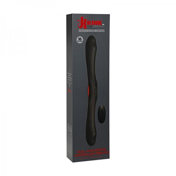 Kink Dual Flex Vibrator Wireless Remote Black - Secret Garden