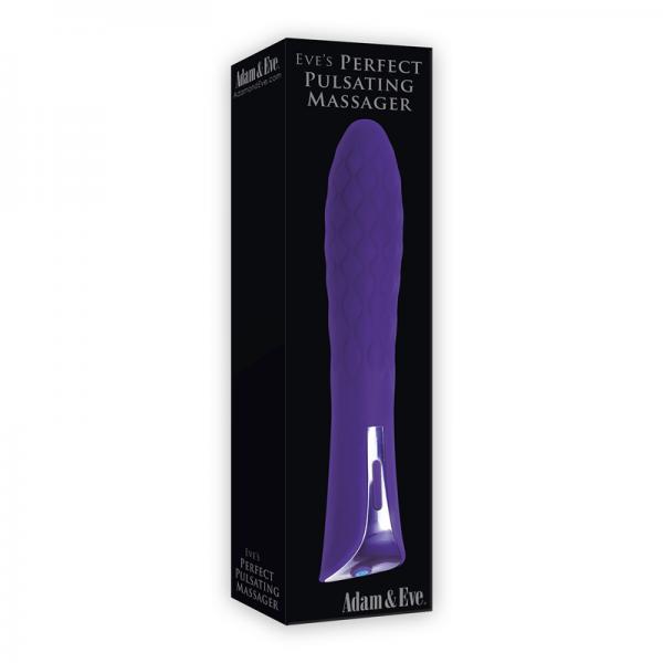 A&e Eve's Perfect Pulsating Massager Purple - Secret Garden