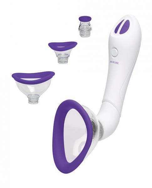 Bloom - Intimate Body Pump - Automatic - Vibrating - Rechargeable Purple/white - Secret Garden