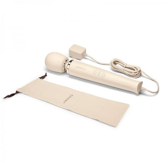 Le Wand Powerful Plug-in Vibrating Massager Cream - Secret Garden