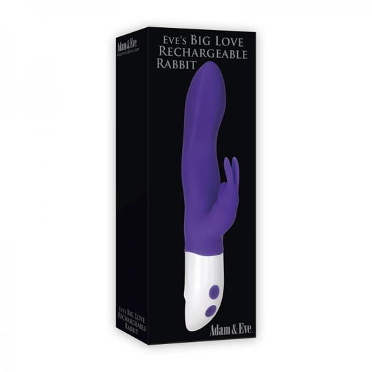 A&e Eve's Big Love Rechargeable Rabbit Purple - Secret Garden