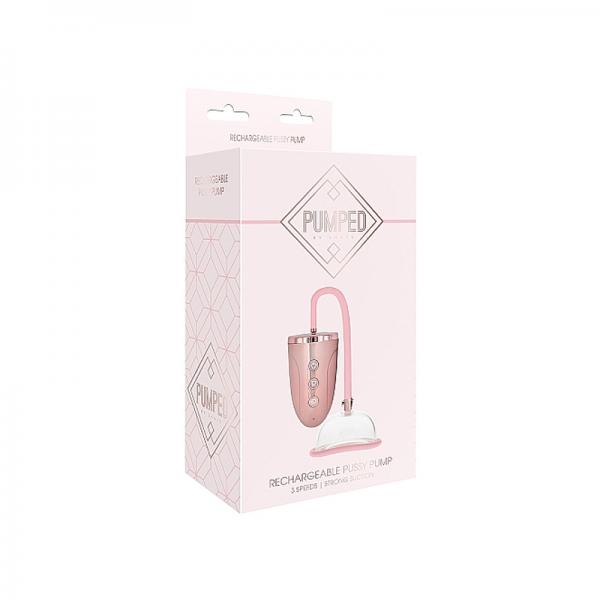 Rechargeable Pussy Pump - Pink - Secret Garden