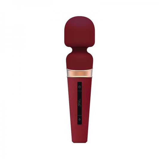 Titan Touch Panel Wand Massager Red Wine - Secret Garden