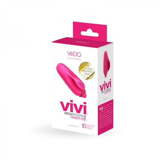 Vivi Rechargeable Finger Vibe Foxy Pink - Secret Garden