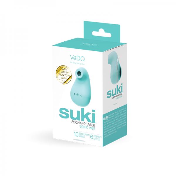 Suki Rechargeable Sonic Vibe Tease Me Turquoise - Secret Garden