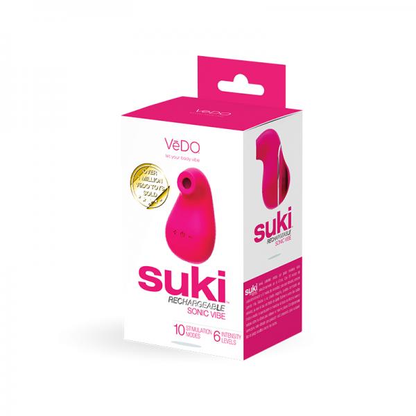 Suki Rechargeable Sonic Vibe Foxy Pink - Secret Garden