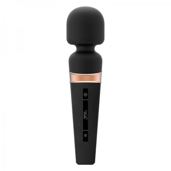 Titan Touch Panel Wand Massager Black - Secret Garden