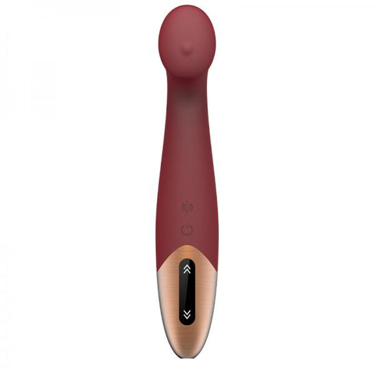 Tethys Touch Panel G-spot Vibrator Wine Red - Secret Garden