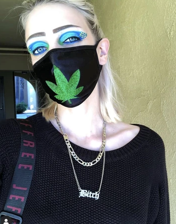 Neva Nude Face Mask Dope Af Weed - Secret Garden