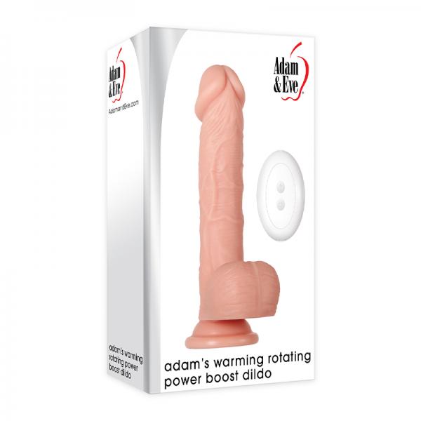 A&e Adam's Warming Rotating Power Boost Dildo - Secret Garden