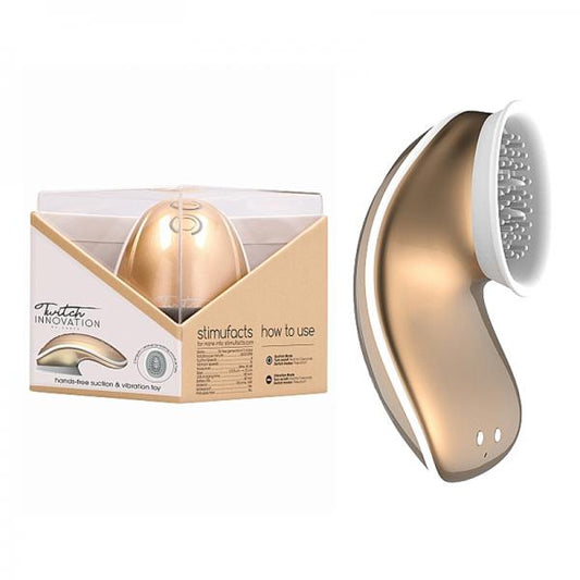 Twitch Hands-free Suction Vibration Toy Gold - Secret Garden