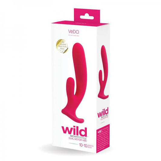 Vedo Wild Rechargeable Dual Vibe Pink - Secret Garden