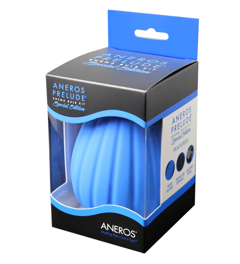 Aneros Prelude Enema Bulb - Blue