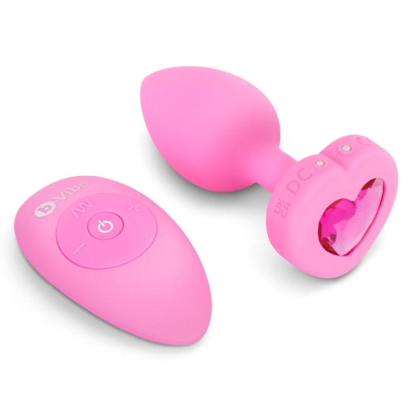 VIBRATING HEART PLUG S/M