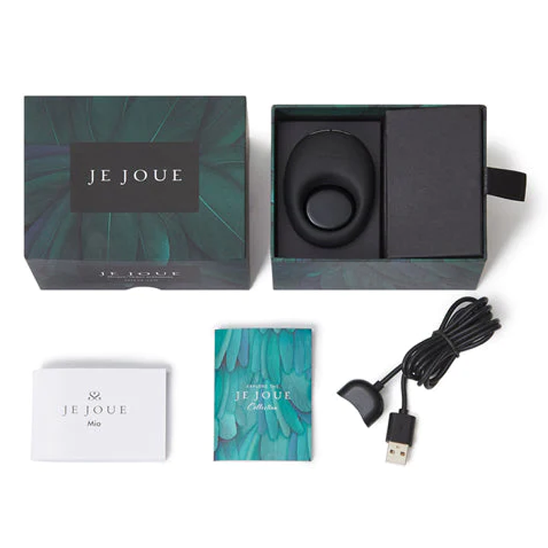 Je Joue Mio Vibrating Cock Ring Black