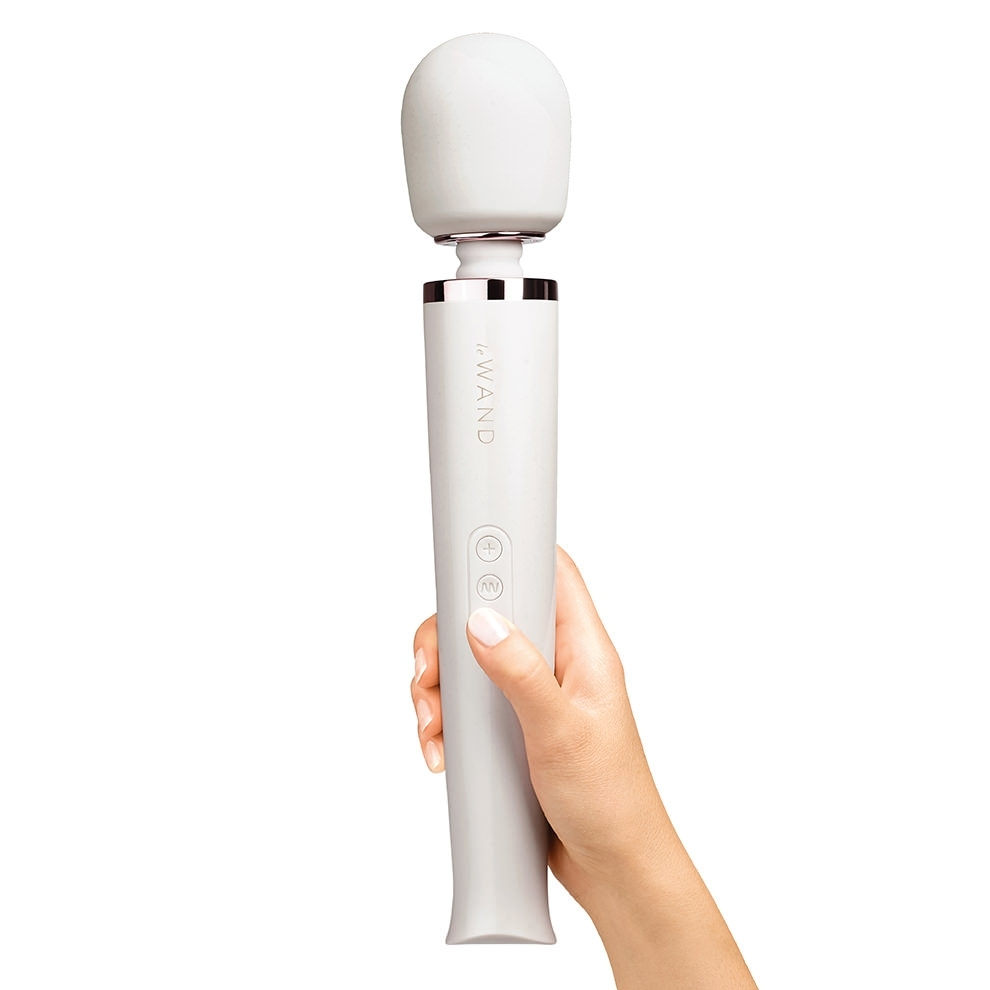 Rechargeable Vibrating Massager - White