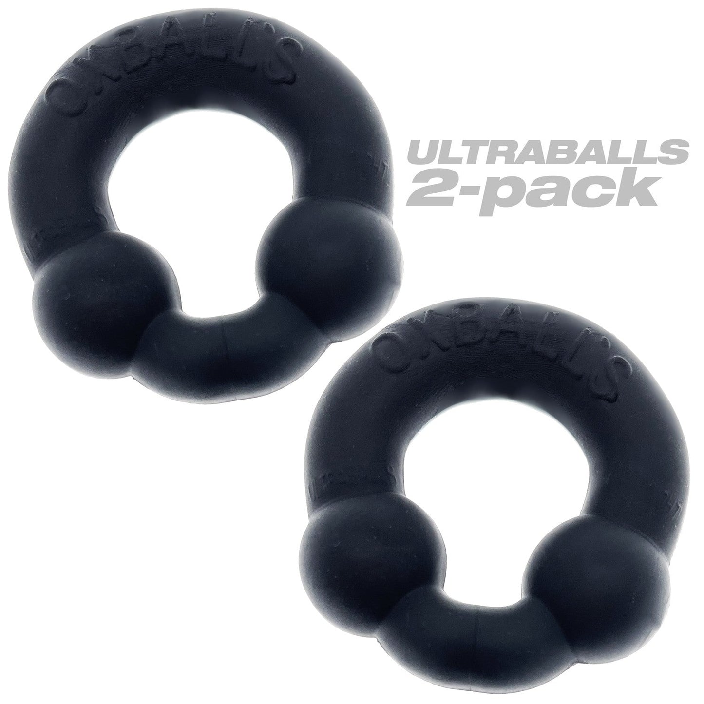 ULTRABALLS, 2-pack cockring - PLUS+SILICONE special edition - NIGHT