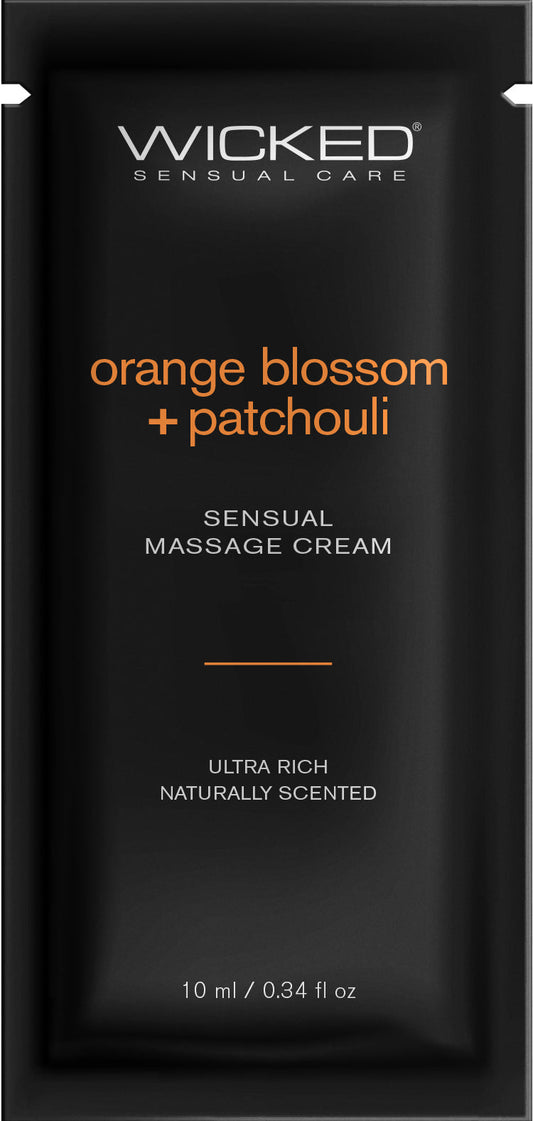 Orange Blossom + Patchouli Massage Cream .34oz